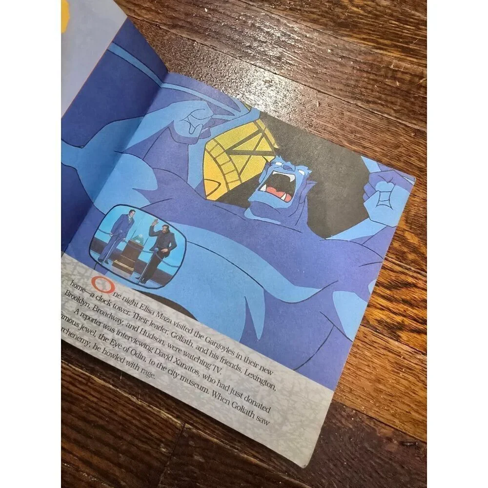 Vintage Gargoyles Deadly Doubles Picture Book 1996